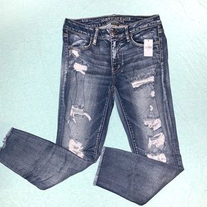 NWT American Eagle Cropped Hi-Rise Jeggings
